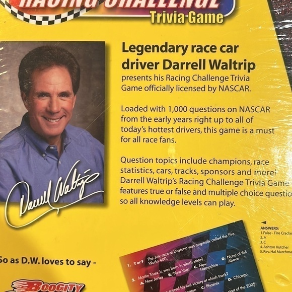 Darrell Waltrip’s Racing Challenge Trivia Game - Picture 4 of 5